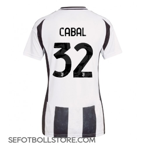 Juventus Juan Cabal #32 Replika Hemmatröja Dam 2024-25 Kortärmad